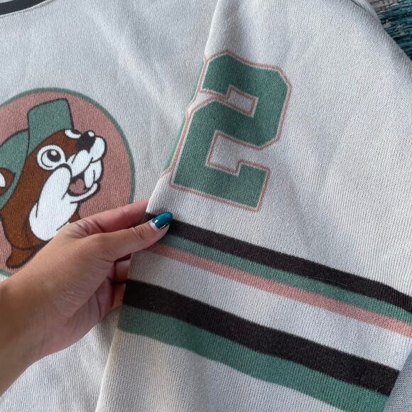 Bucee’s Varsity-Style Pullover Sweatshirt - Unisex 2X - Picture 4 of 9